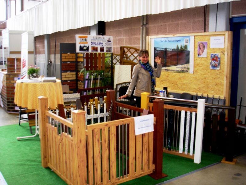 Auf der BRALA (Brandenburgische Landwirtschaftsmesse vom 27.05 bis 01.06.2014 Paaren im Glien mit Frau Conny Weinmar